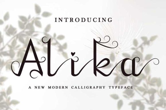 Alika: A Modern Script Font for Elegant Branding