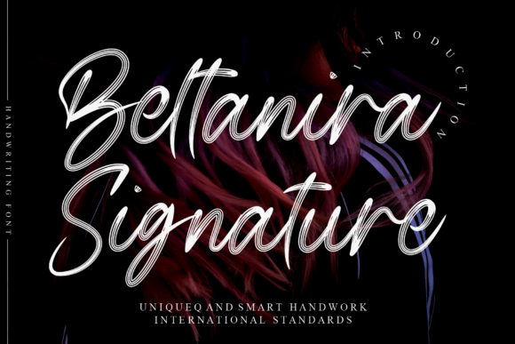 Beltanira Signature Font for Makers and Sellers
