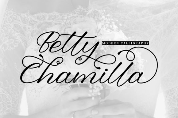 Betty Chamilla Font for Handmade Creators