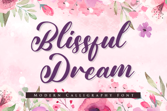 Blissful Dream: A Gentle Script Font for Editorial Design