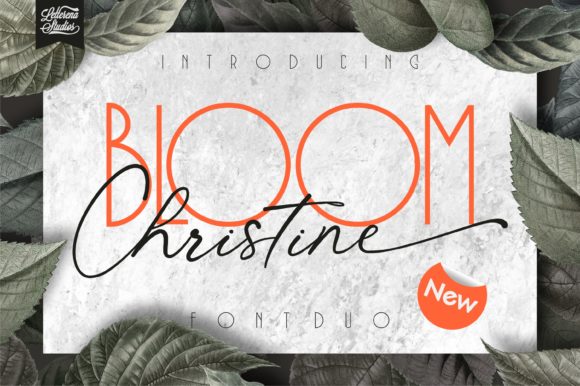 Bloom Christine Font for Small Business Branding