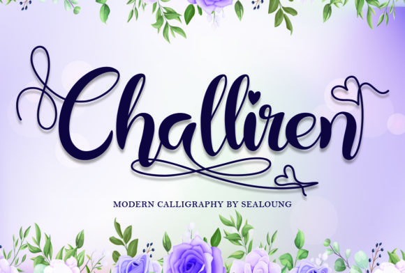 Challiren Font for Handmade Branding