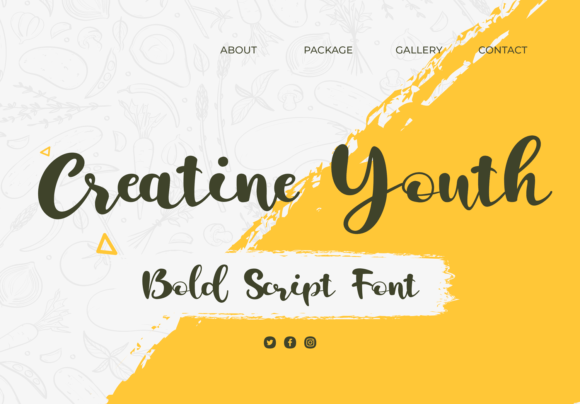 Creatine Youth: The Ultimate Script Font for Modern Designers