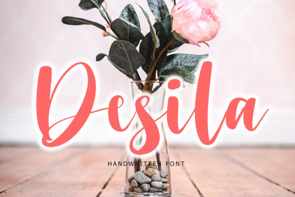 Desila: A Modern Script Handwritten Font for Web Design