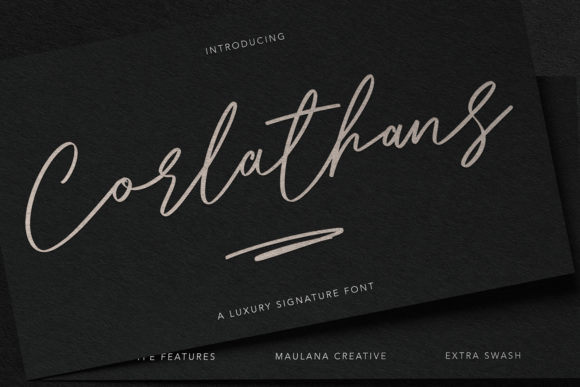 Elevate Web Design with the Corlathans Typeface