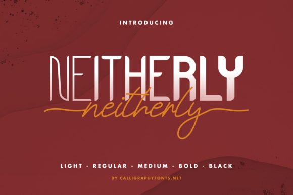 Elevate Your Brand with the Neitherly Typeface