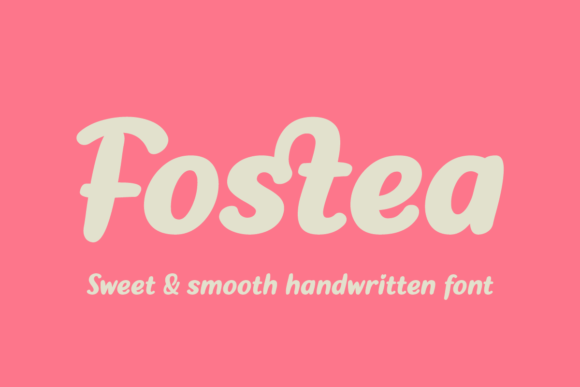 Fostea Script Font for Bold Branding Projects