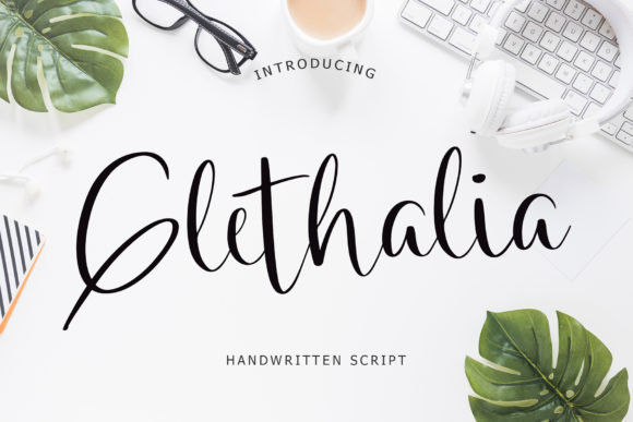 Glethalia: The Elegant Script Font for Handmade Brands