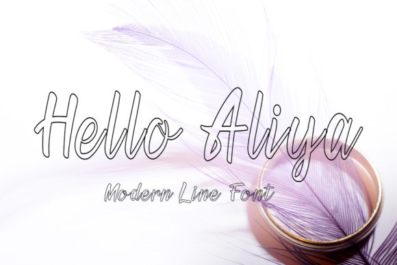 Hello Aliya: The Playful Script Font for Modern Design
