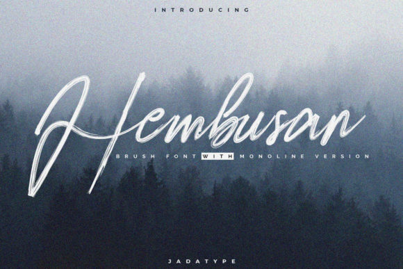 Hembusan: A Relaxed Script Font for Modern Editorial Design