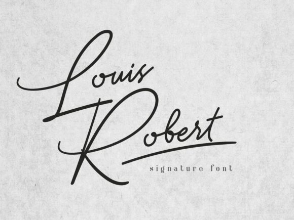 Louis Robert: The Elegant Script Font for Small Business Branding
