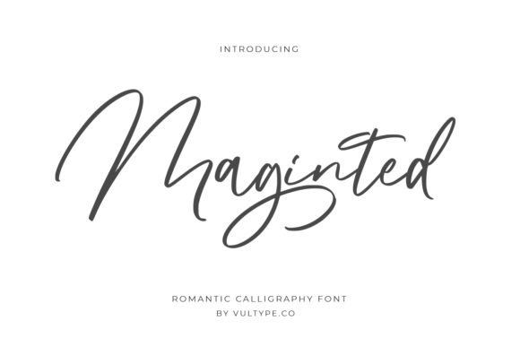 Maginted: The Delicate Script Font for Handmade Brands
