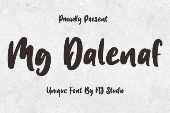 Mg Dalenaf: The Script Typeface for Romantic Campaigns