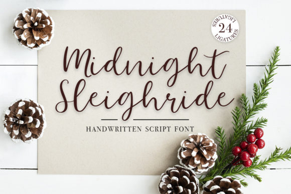 Midnight Sleighride Font for Elegant Web Design