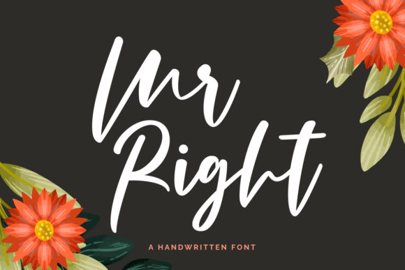 Mr Right: The Authentic Script Font for Modern Branding