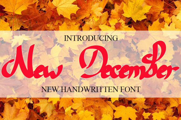 New December Script Font for Makers