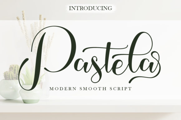 Pastela: A Modern Script Font for Small Business Branding
