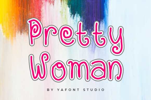 Pretty Woman Font for Elegant Web Design