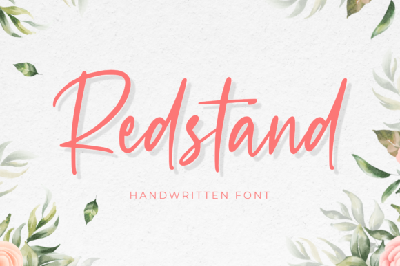 Redstand: A Script Handwritten Font for Modern Web Design