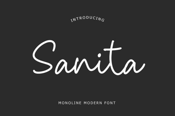 Sanita: The Casual Script Font for Modern Branding