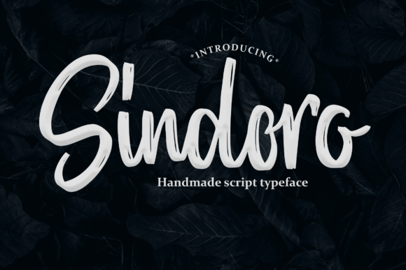 Sindoro: An Elegant Script Font for Editorial Design