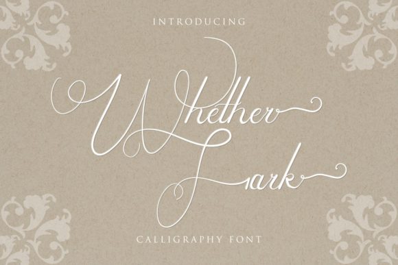 Whether Fark: A Gorgeous Script Font for Elegant Branding