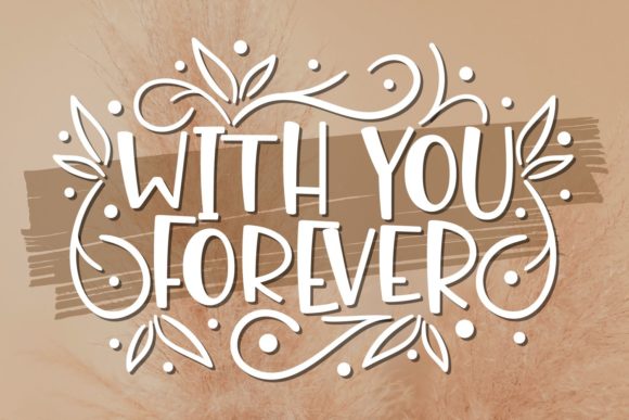 With You Forever: An Elegant Script Font for Editorial Design